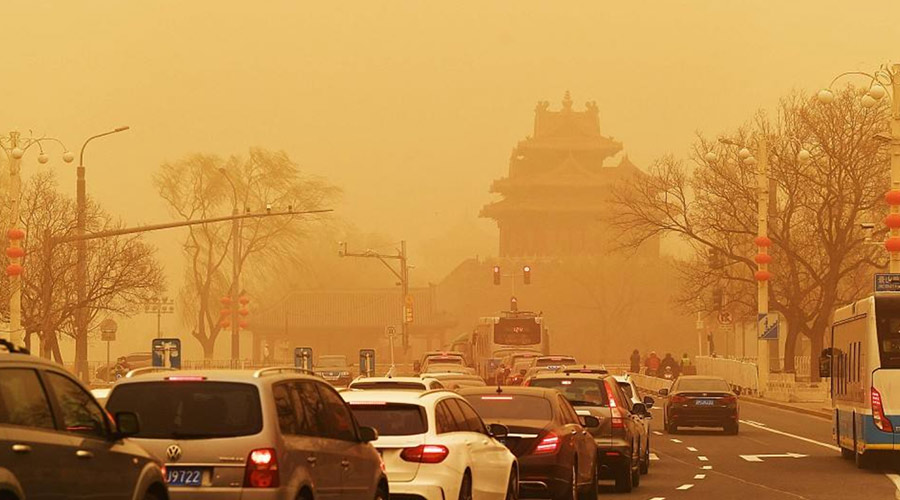北方今年首場沙塵來襲！沙塵暴下衣服干衣機(jī)的干衣優(yōu)勢