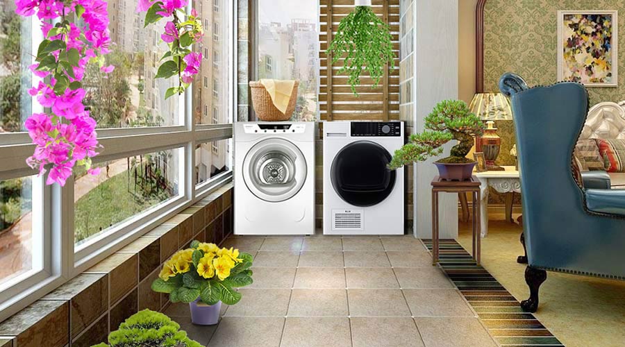 家居陽臺晾曬衣物不干怎么辦，衣物烘干機(jī)來解決！