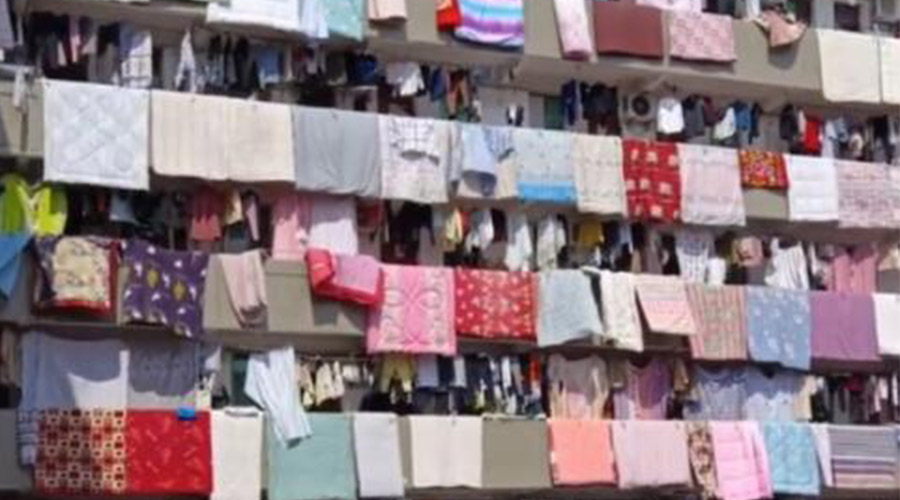 學?，F曬被大場面！滾筒衣服烘干機即烘即干大件棉被 便捷好用