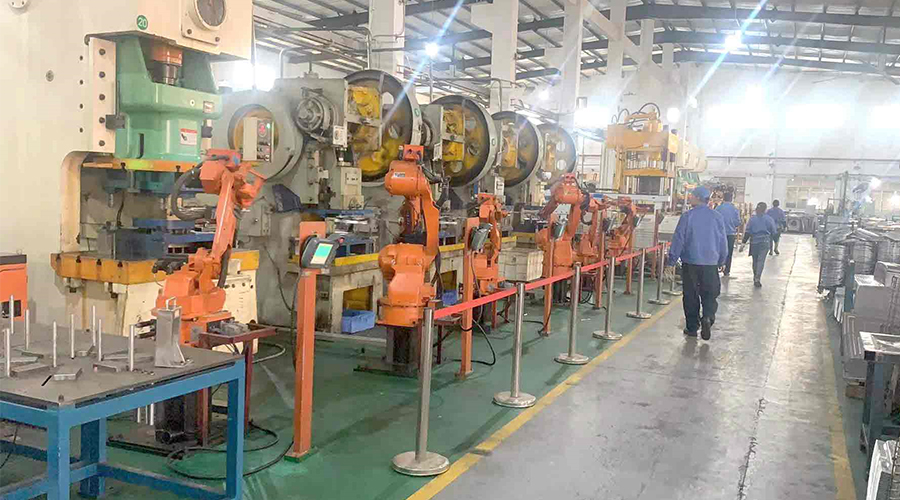 揭秘金環(huán)電器滾筒干衣機(jī)沖壓自動化生產(chǎn)是如何進(jìn)行的？