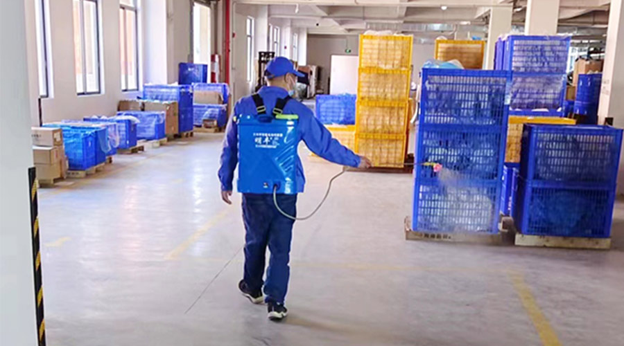 健康和安全放首位！金環(huán)電器全面開展工廠除菌工作