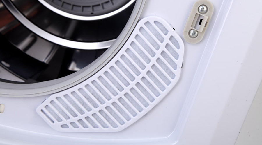 家用衣服烘干機(jī)配件：進(jìn)風(fēng)口過濾網(wǎng)構(gòu)成和安裝